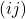 (ij)